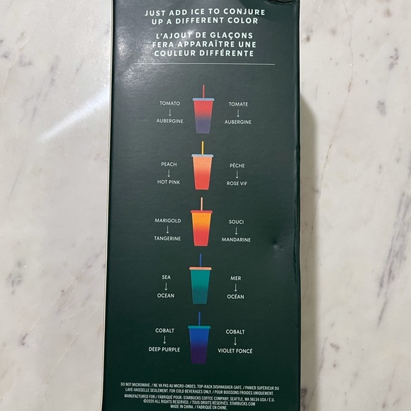 Starbucks Limited Edition Color Changing Cold Cups - Picture 2 of 5